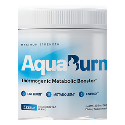 AquaBurn tub, thermogenic metabolic booster, 2325 mg thermogenic blend, net weight 3.38 oz